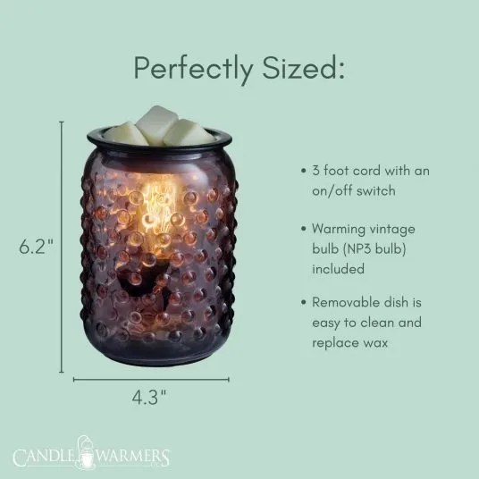 Smokey Hobnail Vintage Bulb Warmer