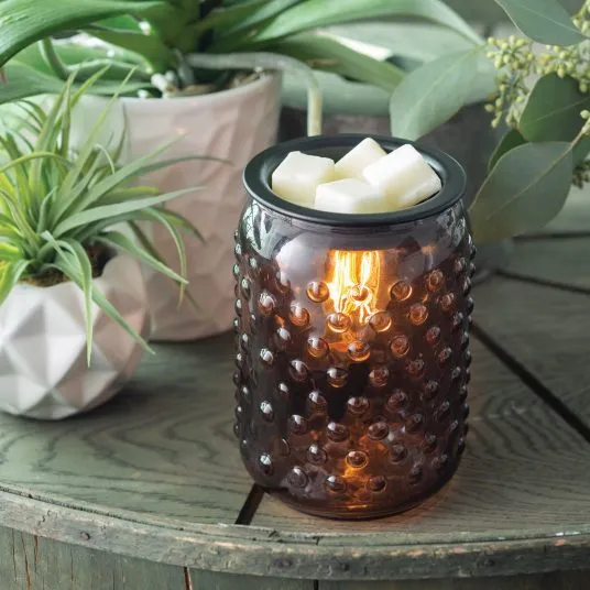 Smokey Hobnail Vintage Bulb Warmer