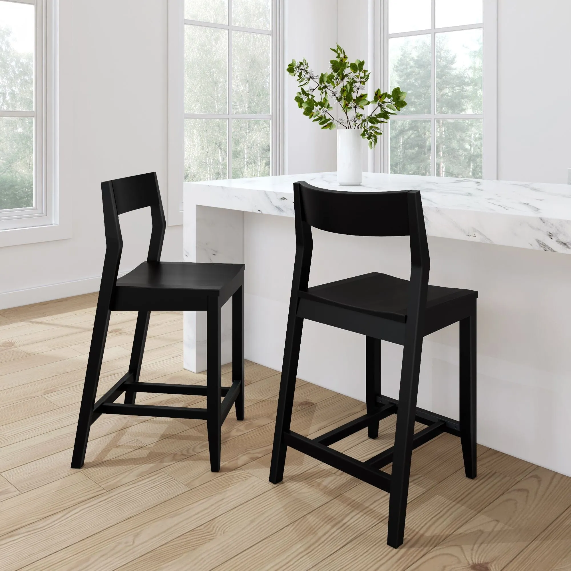 Solid Wood Counter Chair -24"