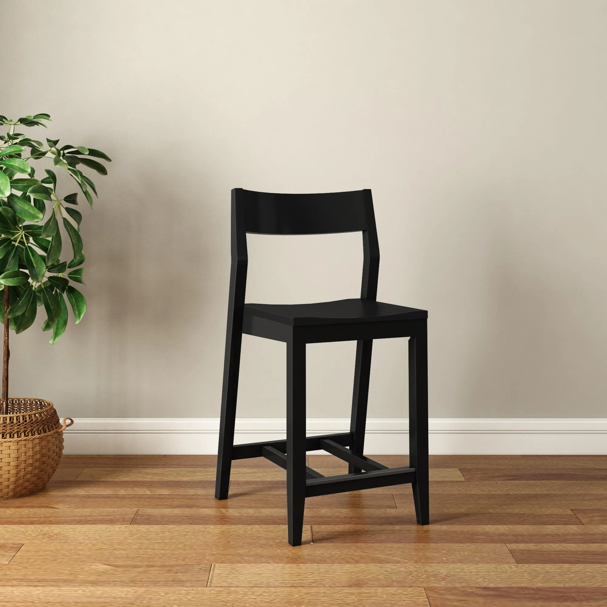 Solid Wood Counter Chair -24"