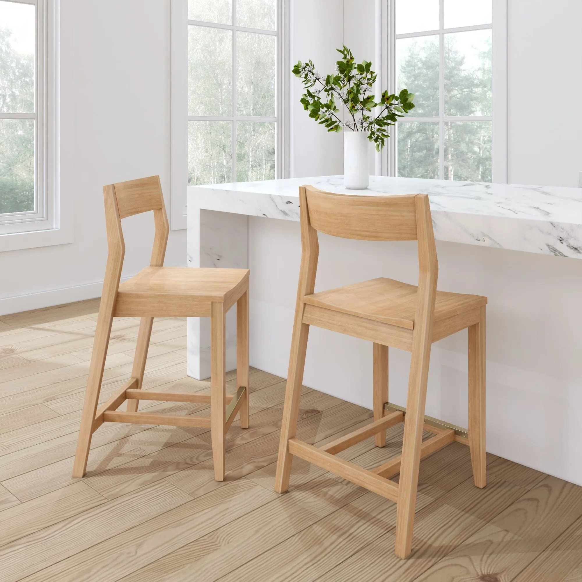 Solid Wood Counter Chair -24"