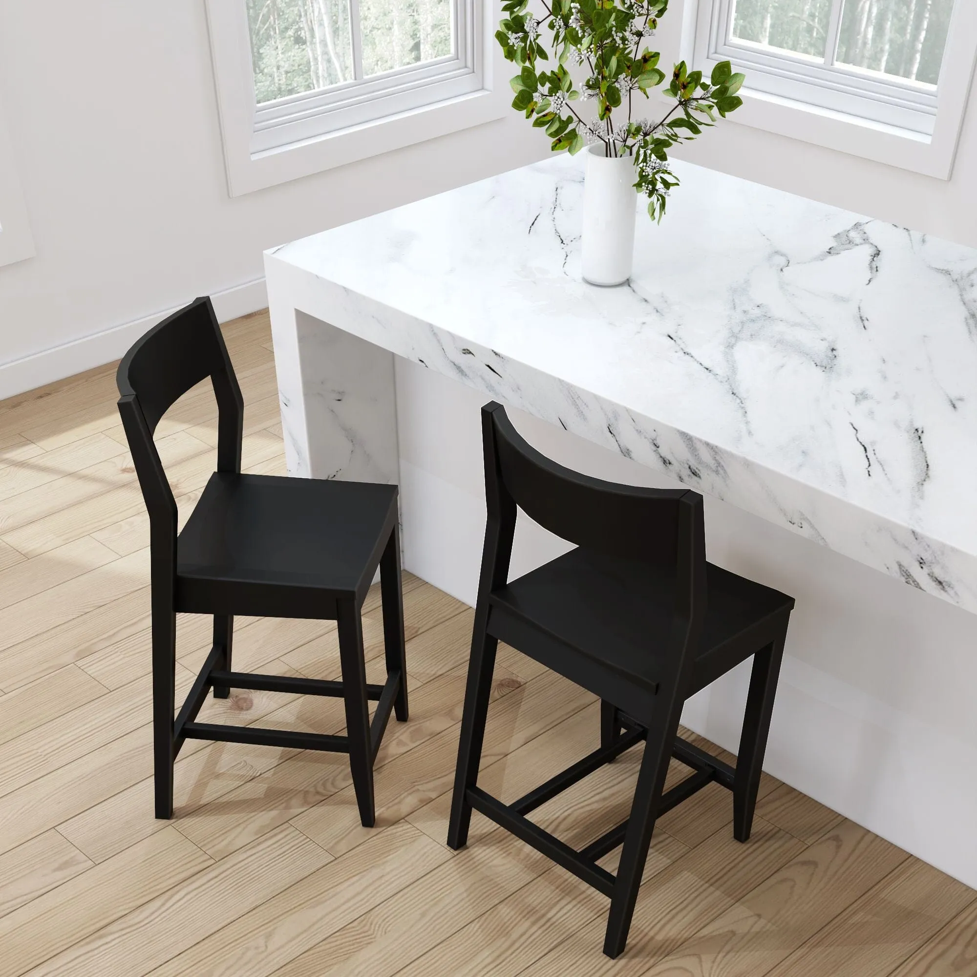 Solid Wood Counter Chair -24"