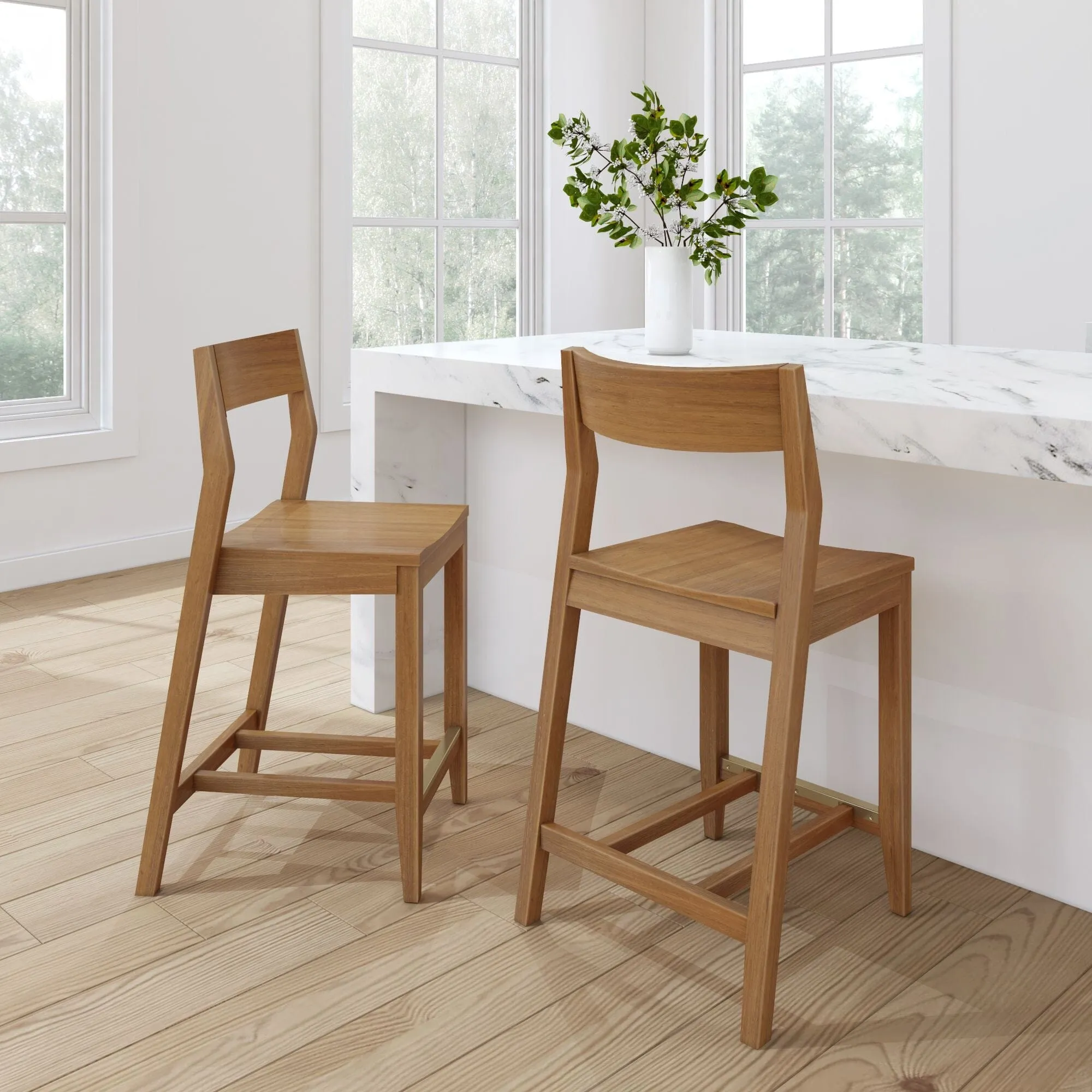 Solid Wood Counter Chair -24"