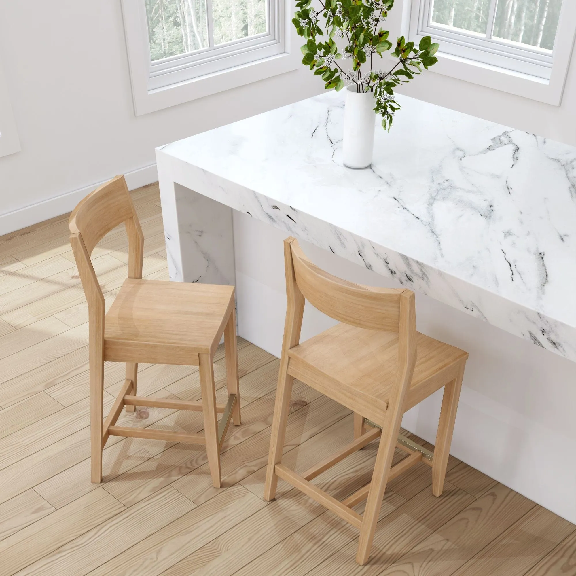 Solid Wood Counter Chair -24"