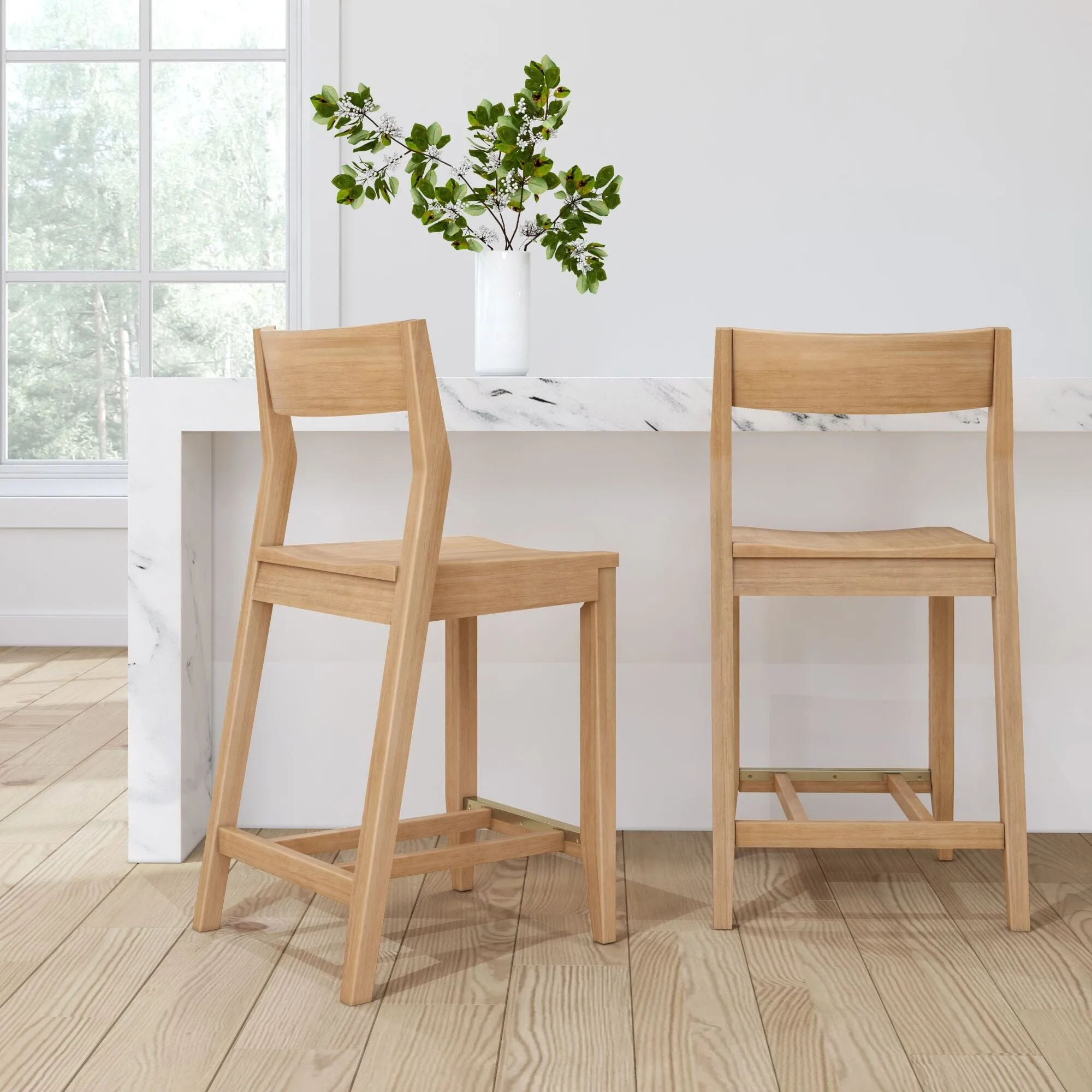 Solid Wood Counter Chair -24"