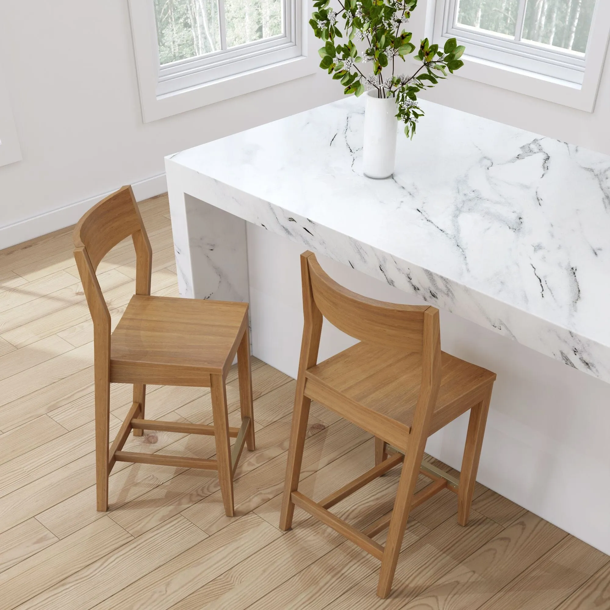 Solid Wood Counter Chair -24"