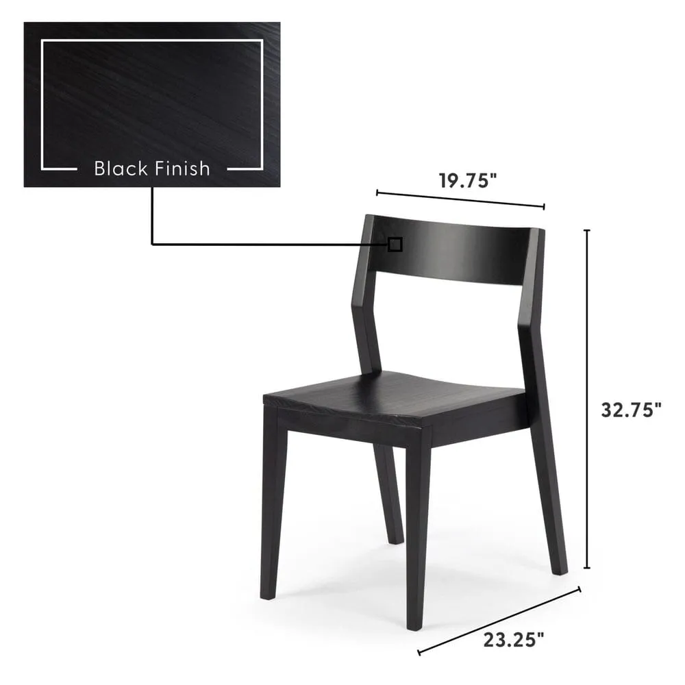 Solid Wood Dining Chair (Set of 2)