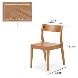 Solid Wood Dining Chair (Set of 2)