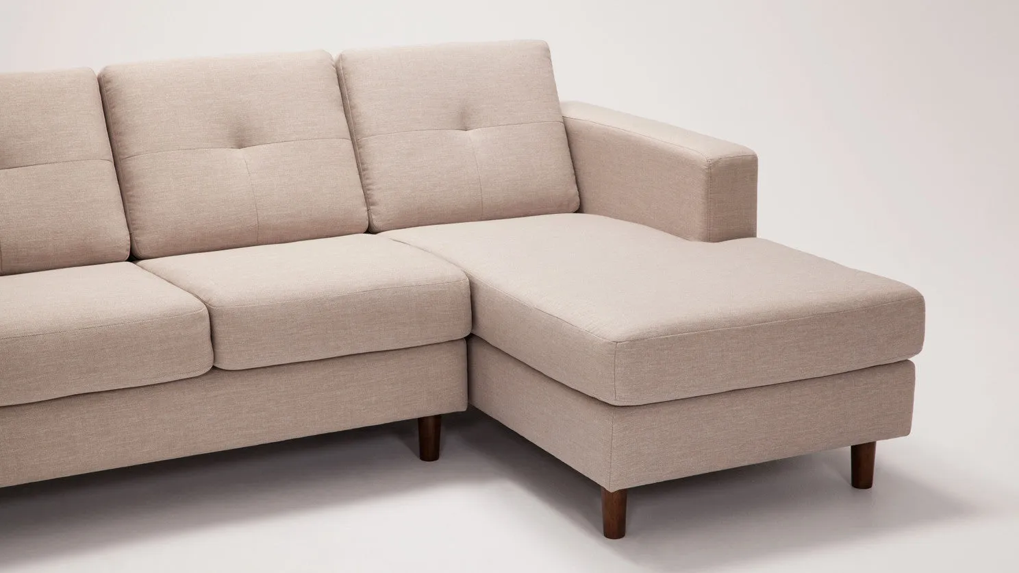 solo 2-piece sectional - fabric