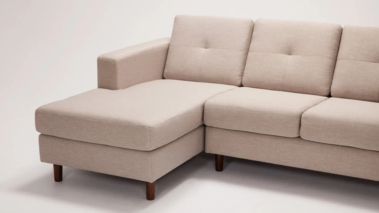solo 2-piece sectional - fabric