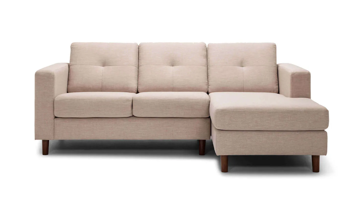 solo 2-piece sectional - fabric