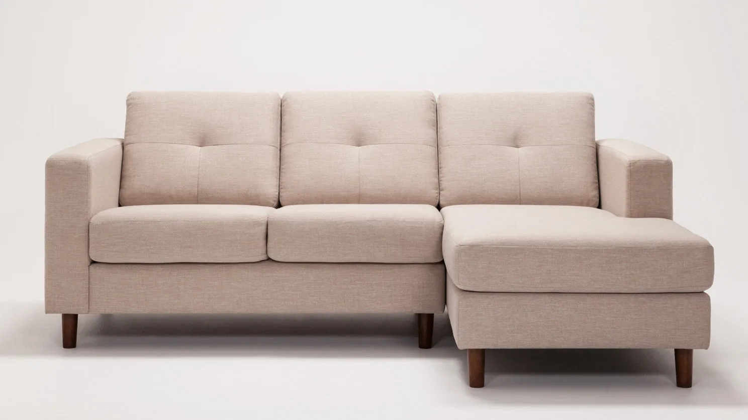 solo 2-piece sectional - fabric