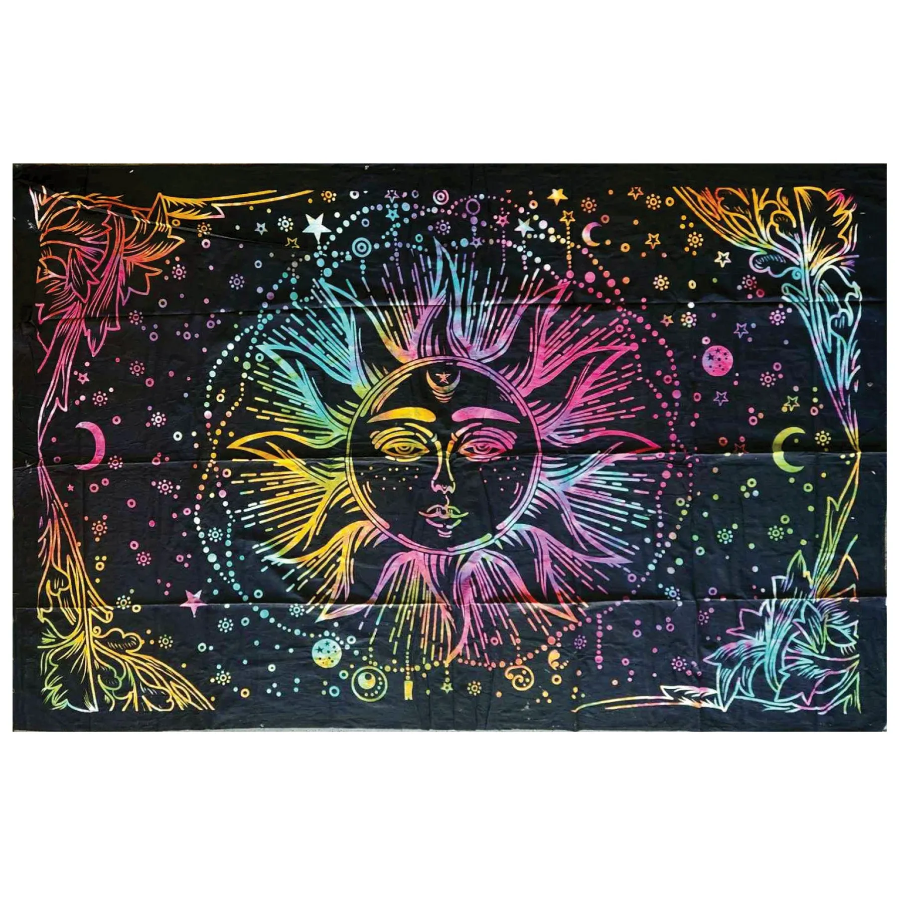 Sun Power Celestial Night Tapestry